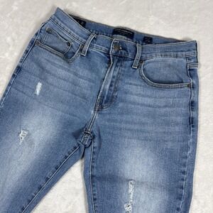 Lucky Brand Jeans Men's 31X30 Blue 410 Athletic Slim Stretch Preppy Distressed